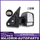 Black Power Manual Fold RH Side Mirror Heated Signal For Toyota Tundra 2007-16