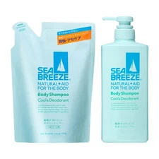 SEABREEZE Body Shampoo Cool Deodorant Quasi-drug 600mL 400mL Refill 454