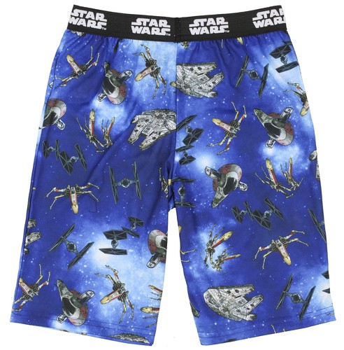 Star Wars Boys' Youth Starfighter Spaceships Pajama Sleep Shorts (SM, 4/5) - Picture 2 of 4