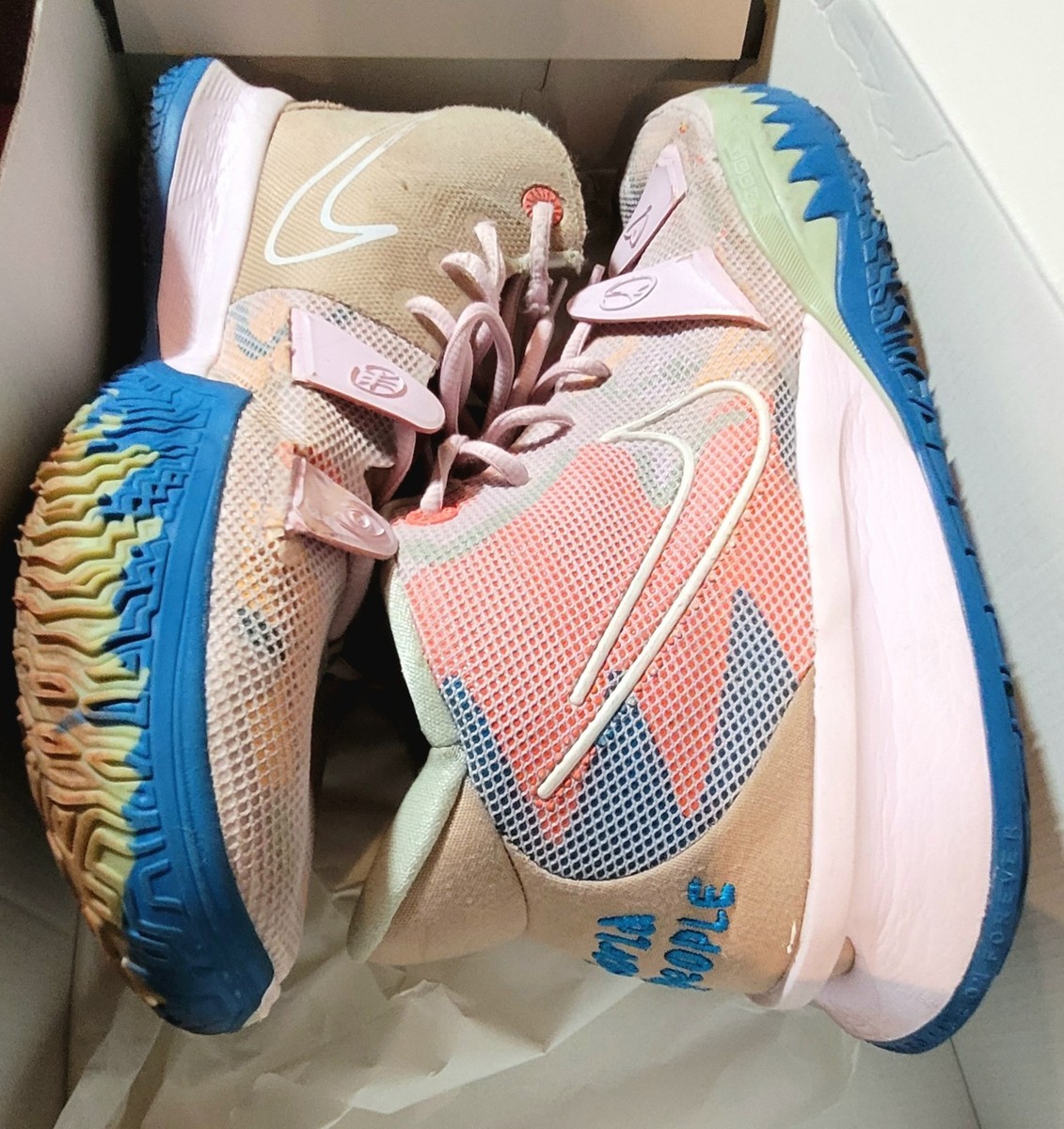 Size 14 - Nike Kyrie 7 1 World 1 People - Regal Pink for
