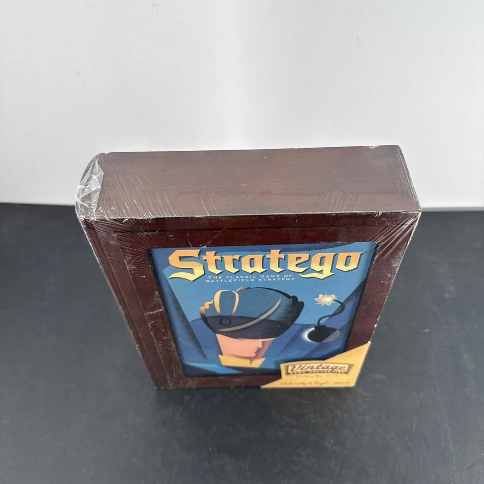 STRATEGO Vintage Game Collection Wooden Book Box- Hasbro 2010- Brand New - Image 2 of 4