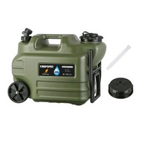 Wasserkanister 28L + Hahn + Schlauch - Camping Wassertank WasserbehäLter Water