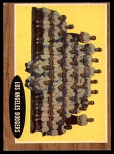 1962 Topps #43 Dodgers Team VG Very Good Dodgers         ID:110620
