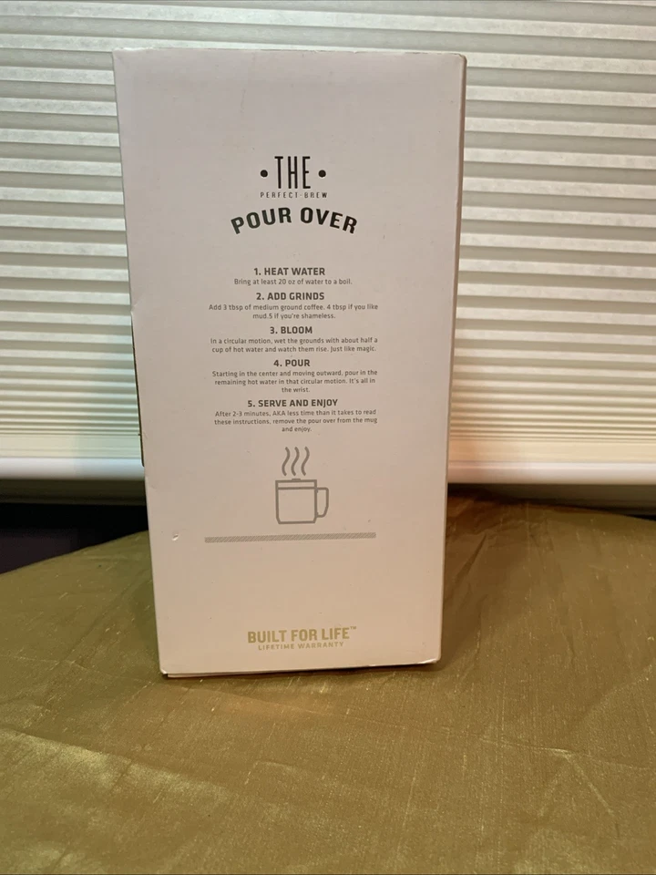 Juego de café Stanley Pour Over 12 oz - blanco, nuevo, caja abierta Foto 3 de 4