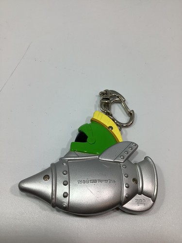 Vintage Marvin The Martian Schlüsselanhänger Uhr 1998 Warners Bros. funktioniert nicht - Bild 3 von 3