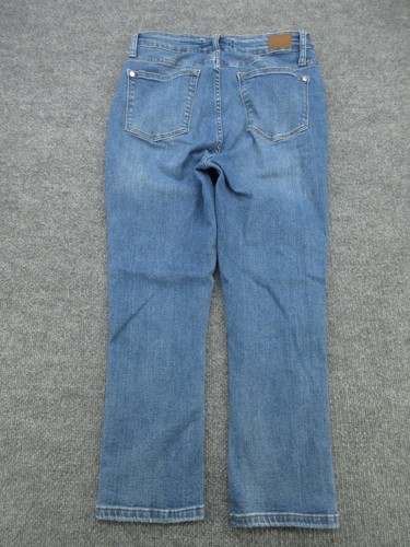 Pantalones de mezclilla Judy Blue para mujer 9 29 azules ajustados capri elásticos tiro alto informales - Imagen 6 de 16
