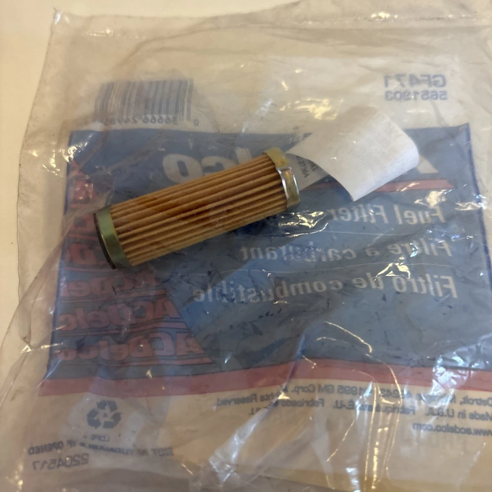 原始设备制造商通用燃料过滤器 GF471 ACDelco 全新 适合雪佛兰庞蒂亚克别克凯迪拉克 — 第 3/4 张图片