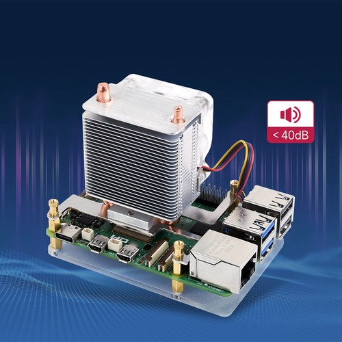 ICE CPU Tower Cooling Fan Vertical for Pi 5 5 Cooler U-Shaped Copper Tube4112 - Afbeelding 2 van 8