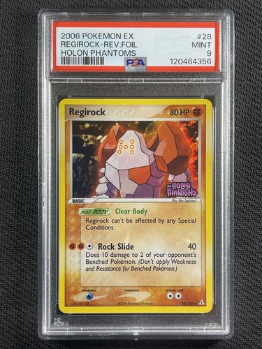 Pokémon Cards PSA 9 MINT Regirock Rev Foil Holon Phantoms Ex 2006 28/110