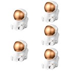  5 Count Astronaut Figurine Toys Delicate Decor Resin Desktop Ornament