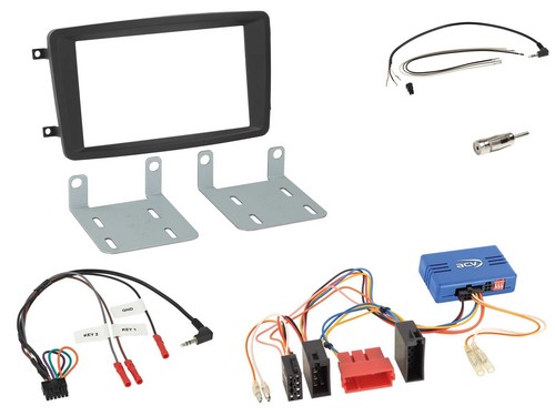 JVC DAB USB Bluetooth 2DIN Lenkrad Autoradio für Mercedes CLK A209 2003-2004 - Bild 3 von 8