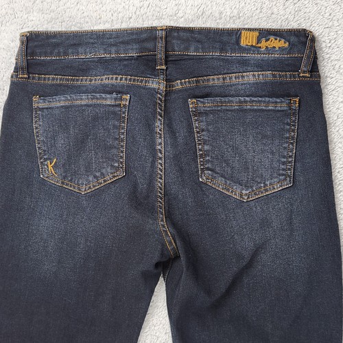 Kut from the Kloth Jeans Womens 10 Blue Dark Wash Skinny Stretch Denim KP570MB5 - Picture 15 of 17