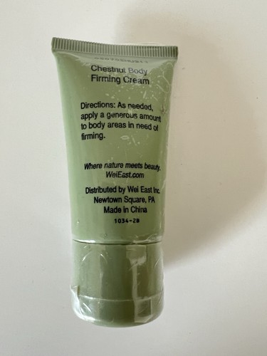 Wei East Chestnut Körperstraffende Creme 1oz - Neu, Versiegelt - Bild 2 von 2