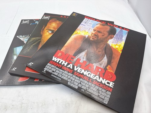 Die Hard Trilogy Laserdisc Set Japan LD 1 2 3 Bruce Willis English Audio - Picture 19 of 20