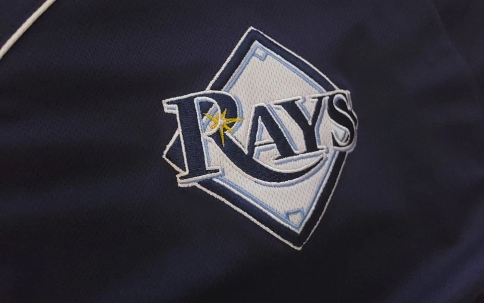 Tampa Bay Rays MLB Baseball Jersey XL  Deep Blue / White ADIDAS - Image 3 of 4