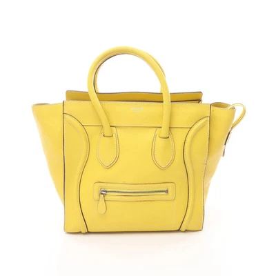 Celine Handbag Yellow Leather #RCB2696 - Image 1 of 4