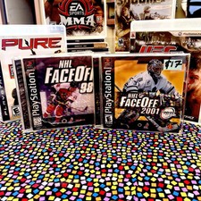 NHL FaceOff 1998 & 2001 Bundle (Sony PlayStation 1, PS1) Complete Fast S/H