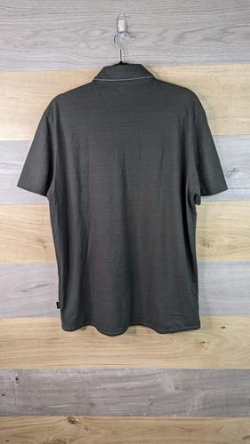 Hugo Boss Hemd Herren Größe XL Grau Baumwolle Kurzarm Slim Fit Leicht  - Bild 15 von 20