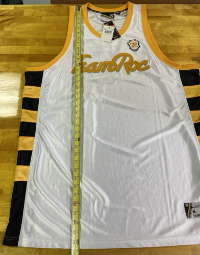 Vintage Team Roc Rocawear Herren Größe 3XL Basketball Trikot #45 weiß gold schwarz Neu mit Etikett - Bild 9 von 20
