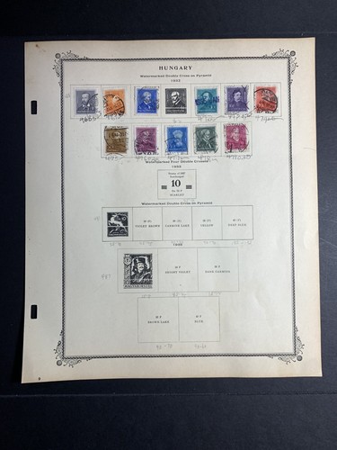 Hungary Collection on Pages. 1871-1950's/Semi-Postals/Newspaper/Postage Rev. - Picture 19 of 23