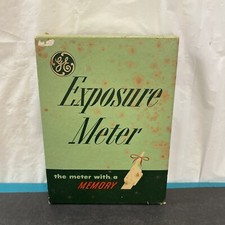Vintage GE General Electric Exposure Meter Type PR-1 In Original Box 