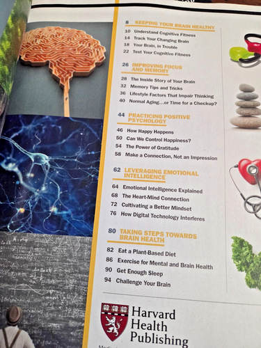 Harvard Health Publishing-Boost Your Brain Power-2025-Brand New-Never Read! - Picture 2 of 5