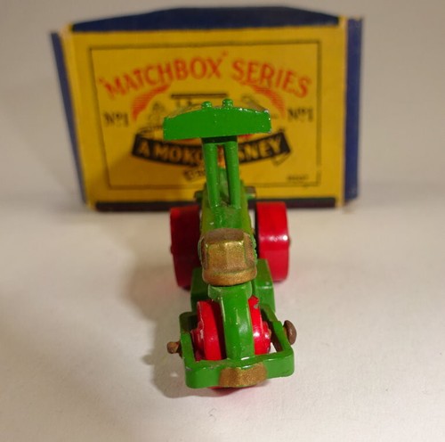 Matchbox RW 01A Road Roller grün top mit "B1" Box das 1. Modell überhaupt - Bild 5 von 12