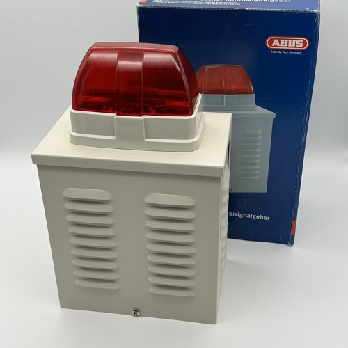 ABUS Sirene Alarmgeber Blitz Hupe Blitzlicht Außensirene 12V Alarmsirene SG1650 - Bild 3 von 4
