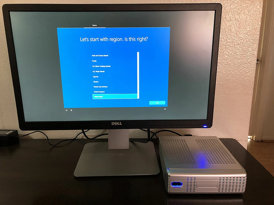 CORE i3-4130, 3.4GHz DUAL CORE, 320G HDD, 6GB RAM WINDOWS 10 PRO MINI DESKTOP PC - Image 3 of 4