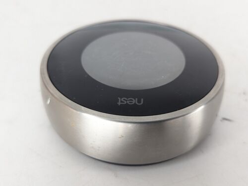 Google Nest 02A Black/Silver 2nd Gen Programmable Learning Thermostat (UNTESTED) - Picture 4 of 5
