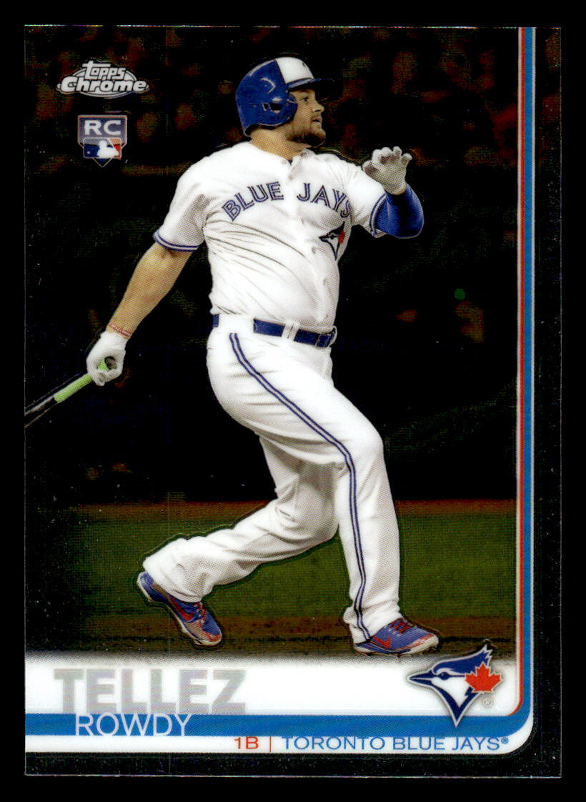 2019 Topps Chrome #2 Rowdy Tellez Rookie Card Toronto Blue Jays
