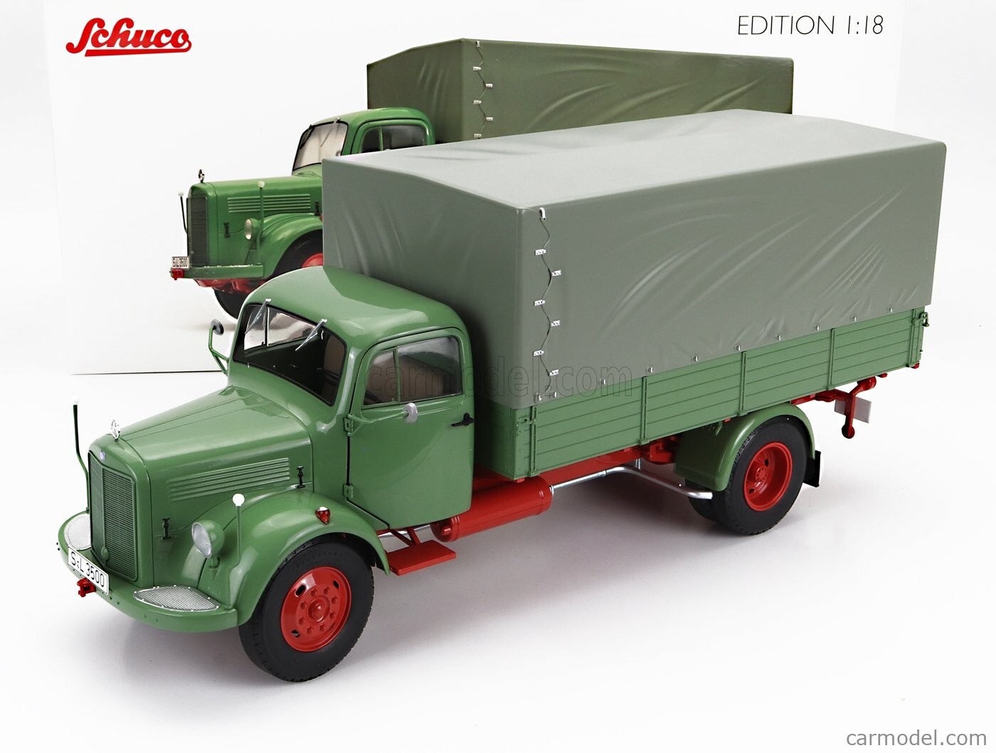 Schuco Mercedes L3500 Truck Telonato 1950 1:18 450050100