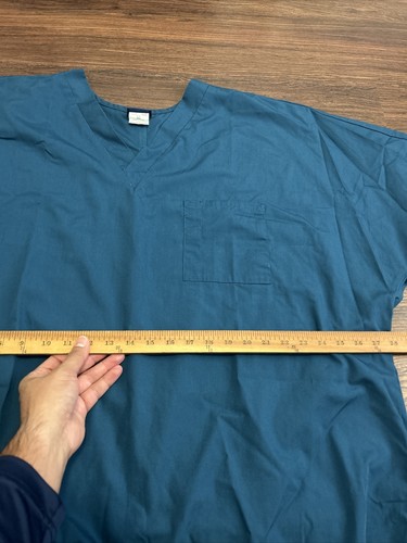 Cherokee workwear Scrub Women 3XL Top Caribbean Blue V Neck Color CARW - Imagen 9 de 18