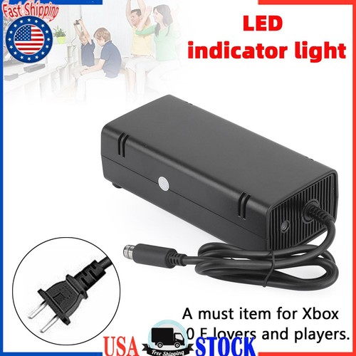 Power Supply AC Adapter 115W Power Cord Cable Fit for Xbox 360 E US Plug US UE