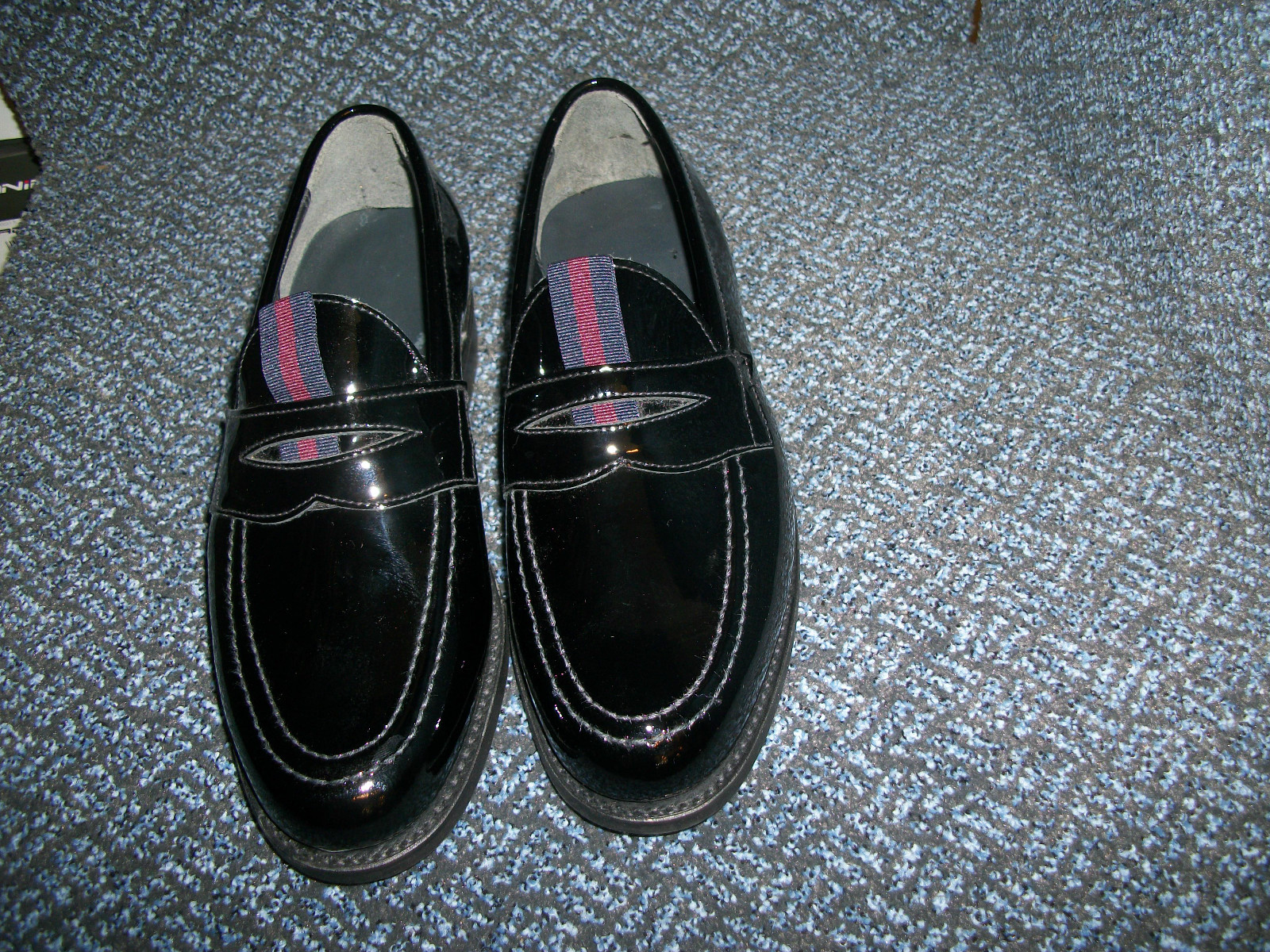 MEN'S SIZE 7 BLACK PATENT LEATHER LOAFERS MEN'S SIZE 7 BLACK PATENT LEATHER LOAFERS LOAFERS LOAFERS 76c588