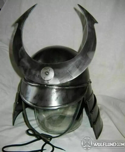 18GA Medieval SAMURAI HELMET Knight Helmet Replica armor helmet S - Picture 6 of 9