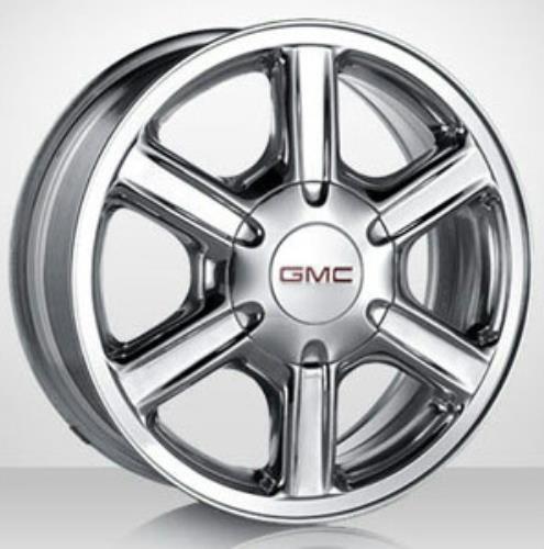 ONE 2005-2009 GMC Envoy # 6052 17" Polished Rim / Wheel Center Cap GM # 9595881 - Bild 4 von 7