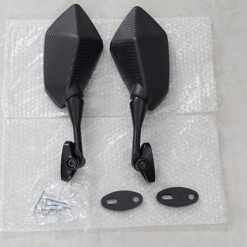 🏅2x Rearview Mirrors For Honda CBR600RR 2003-19 CBR1000RR 2004-07 Carbon Black - Picture 3 of 15