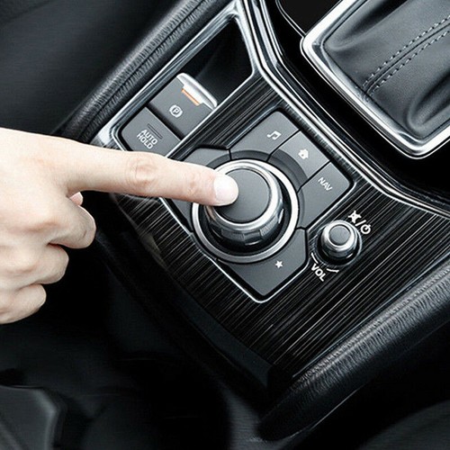 For Mazda CX-5 CX5 2017-2025 Gear Shift Console Panel Frame Cover Trim Black - Foto 6 di 10