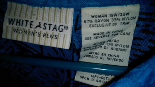 White Stag Womens Shirt Top Blouse Size 18W/20W Teal NEW - Picture 2 of 3
