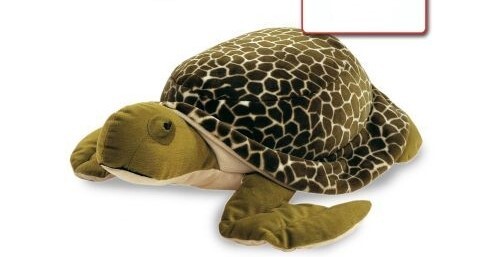 Peluche Tartaruga Gigante Verde 60 cm 23618 De.Car - Foto 2 di 2