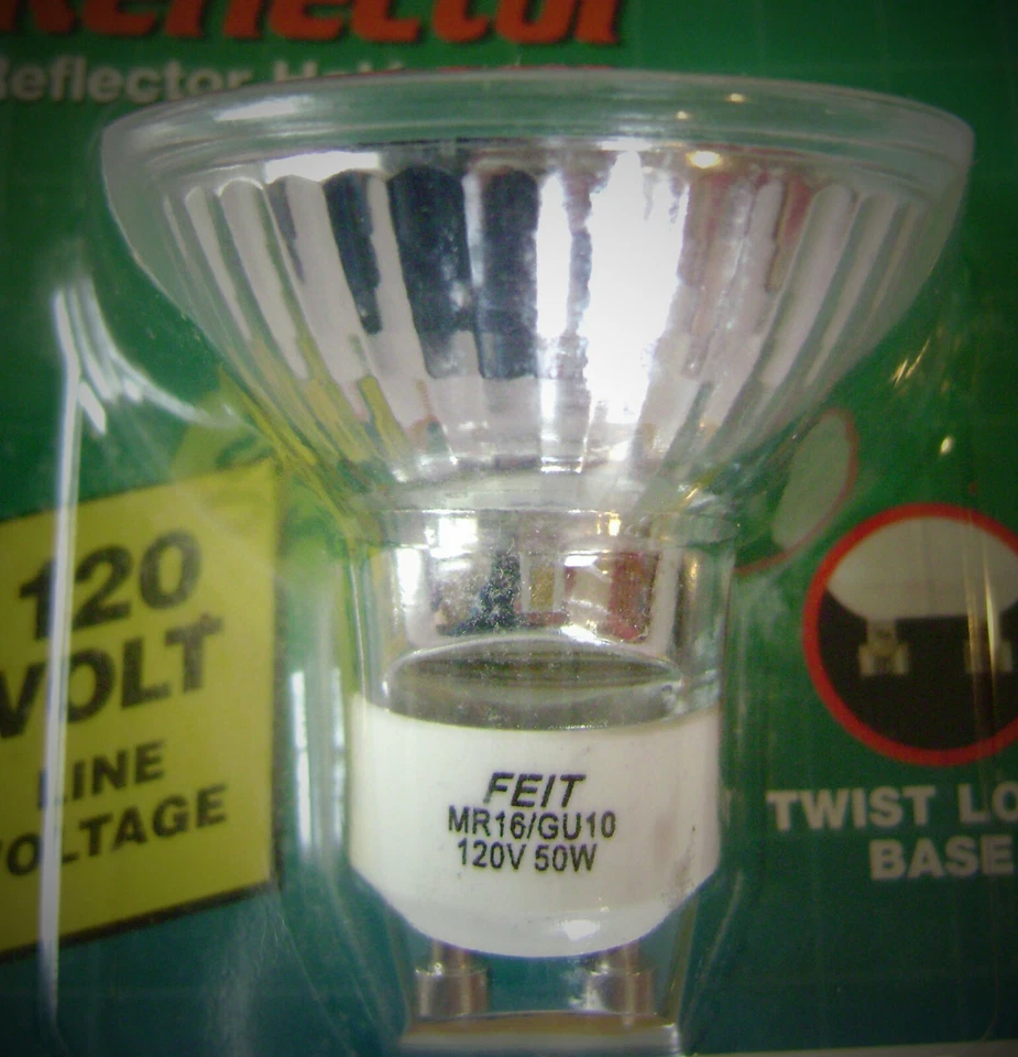 Feit 50W MR16 GU10 120 Volt Reflector Flood Light Bulb BPQ50MR16/GU10 - Image 2 of 4