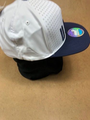 Team USA Embroidered Raised Logo Stars & Stripes Flat Brim Cap Hat- O/S - NWT - Picture 4 of 6
