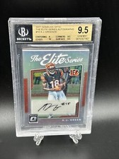 2017 Panini Donruss Optic A.J. Green Elite Series Autograph /20 BGS 9.5/10 AUTO