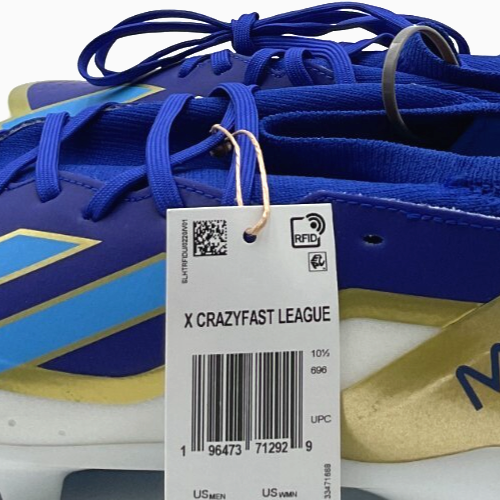 Adidas X Crazyfast Messi League FG Molded Men's Blue Soccer Cleats NWOB - Picture 9 of 9