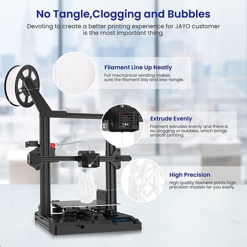 JAYO PLA+ Weiß Filament 1,1KG 1,75mm PLA Plus 3D Drucker Geringe Schrumpfung - Bild 3 von 9