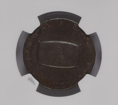 1794 Great Britain D&H-25D 1/2 Penny - Shropshire Shrewsbury - NGC MS 62 BN - Picture 4 of 4