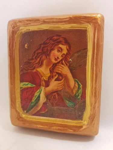 Heilige Katharina Katerina Caterine religiöse seltene christliche Ikone - Bild 1 von 8