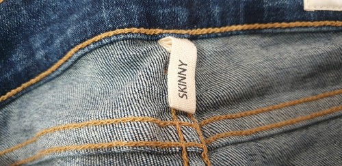 RAG & BONE Blue Cotton Denim Distressed Skinny Crop Capri Jeans Trousers Pants - Picture 10 of 11