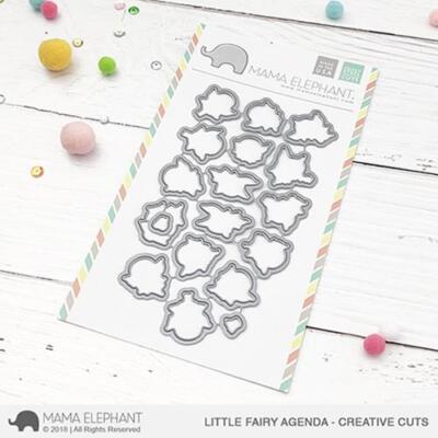 Mama Elephant, Creative Cuts/ Stanzschablone, Little Fairy Agenda